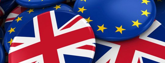 EU flag and Union Jack