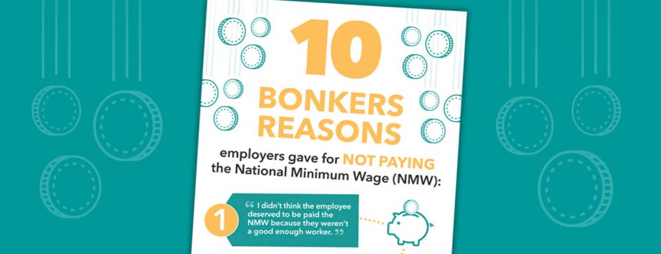 National Minimum Wage excuses