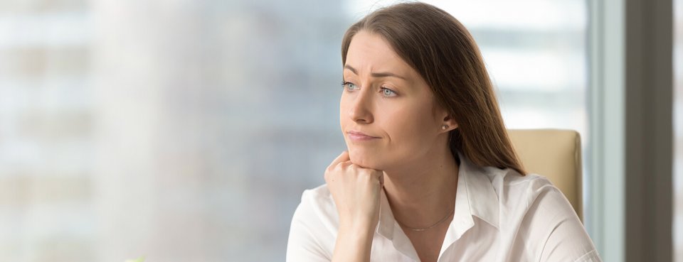 Undervalued employee debating on handing in her notice